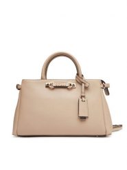 Guess Torebka Lefia HWBG96 44060 Beżowy. Brązowe torebki klasyczne damskie Guess, z aplikacjami, ze skóry, bez dodatków. Za 489.99 zł.