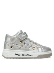 Primigi Sneakersy AVANT-8973322 Srebrny. Szare buty sportowe dziewczęce Primigi, bez wzorów, ze skóry, bez zapięcia. Za 199.99 zł.