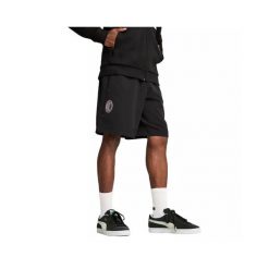 Szorty Milan AC 2024/25. Czarne szorty męskie Puma, bez wzorów, eleganckie. W wyprzedaży za 180.05 zł.