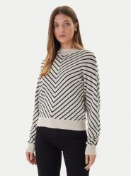 Vero Moda Sweter Capricorn 10331893 Beżowy Regular Fit. Brązowe swetry klasyczne damskie Vero Moda, xs, z bawełny, bez kołnierzyka. Za 159.99 zł.