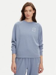 Tommy Hilfiger Bluza UW0UW05792 Niebieski Regular Fit. Niebieskie bluzy bez kaptura damskie Tommy Hilfiger, xs, z bawełny. Za 179.99 zł.