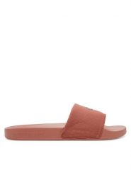 Calvin Klein Jeans Klapki Slide Monogram Hardware YW0YW01713 Koralowy. Pomarańczowe klapki damskie Calvin Klein Jeans, bez wzorów, z jeansu, bez obcasa. Za 129.99 zł.