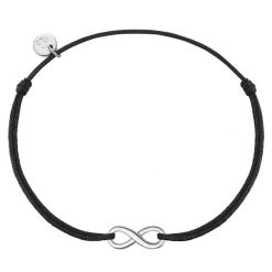 Glanzstücke München Bransoletka Infinity z srebra próby 925 w kolorze srebrnym Bransoletki 1 ct Damski. Szare bransoletki damskie Glanzstücke München, srebrne. Za 169.99 zł.