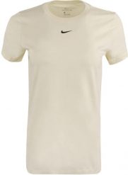 Koszulka damska Nike Essential Crew Coconut Milk Beige. Brązowe topy sportowe damskie Nike, s, bez wzorów, z bawełny, bez ramiączek. Za 172.99 zł.