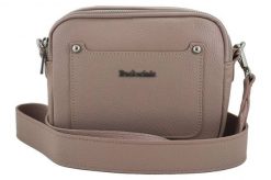 Listonoszka skórzana BARBERINI'S pudrowa 707-18. Czerwone shopper bag damskie Barberinis, z aplikacjami, ze skóry, zdobione, bez dodatków. Za 219.99 zł.