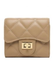 MEXX Portfel CEO-MEXX-W1-003-SS26 Beżowy. Brązowe portfele damskie Mexx, bez wzorów, z materiału. Za 59.99 zł.