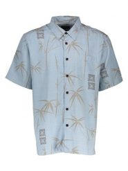 Quiksilver Koszula "Bamboo Bay" - Regular fit - w kolorze błękitnym rozmiar: XL. Niebieskie koszule męskie Quiksilver, xl, bez wzorów, bez kołnierzyka, bez ramiączek. Za 129.75 zł.