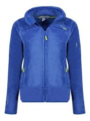 Geographical Norway Kurtka polarowa "Upaline" w kolorze niebieskim rozmiar: XXL. Niebieskie kurtki damskie Geographical Norway, xxl, bez wzorów, z materiału, bez kaptura. Za 78.66 zł.