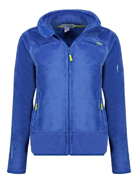 Geographical Norway Kurtka polarowa "Upaline" w kolorze niebieskim rozmiar: M. Niebieskie kurtki damskie Geographical Norway, m, bez wzorów, z materiału, bez kaptura. Za 86.99 zł.