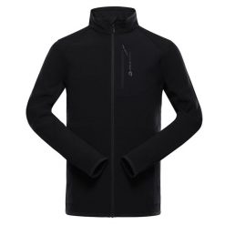 Bluza męska turystyczna szybkoschnąca Alpine Pro Morw. Czarne bluzy bez kaptura męskie Alpine Pro, l, z elastanu. Za 299.00 zł.