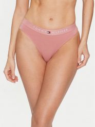 Tommy Hilfiger Figi klasyczne UW0UW04145 Różowy. Czerwone figi damskie Tommy Hilfiger, xs, bez wzorów, z bawełny. Za 59.99 zł.
