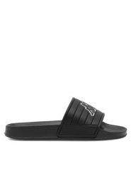 Kappa Klapki Logo Noles 361F2UW-911 W Czarny. Czarne klapki damskie Kappa, bez wzorów, z syntetyku, bez obcasa. Za 79.99 zł.