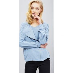 Kurtka z asymetrycznym zamkiem. Kurtki damskie MOODO, l, bez wzorów, bez kaptura. Za 39.99 zł.