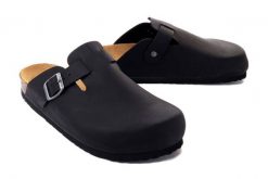 DR. BRINKMANN 600055-01 schwarz, klapki profilaktyczne męskie. Czarne klapki i japonki męskie Dr. Brinkmann, ze skóry. Za 284.90 zł.