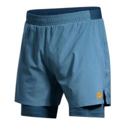 Szorty bermudzkie Joma Gym. Niebieskie szorty sportowe męskie Joma, m, z materiału, na fitness i siłownię. Za 197.00 zł.
