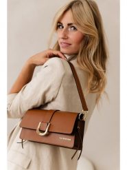 Lia Biassoni Skórzana torebka w kolorze jasnobrązowym - 27 x 14 x 6 cm rozmiar: onesize. Brązowe torebki klasyczne damskie Lia Biassoni, bez wzorów, z materiału, bez dodatków. Za 304.99 zł.