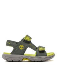 Timberland Sandały Moss Jump 2 Strap Sandal TB0A68RHL951 Khaki. Brązowe sandały chłopięce Timberland, ze skóry, bez zapięcia. Za 149.99 zł.