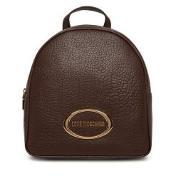 Plecak LOVE MOSCHINO. Brązowe plecaki damskie Love Moschino, bez wzorów. Za 989.99 zł.