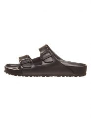 Birkenstock Klapki "Arizona Eva" w kolorze czarnym rozmiar: 41. Czarne klapki damskie Birkenstock, bez wzorów, bez obcasa. Za 189.29 zł.