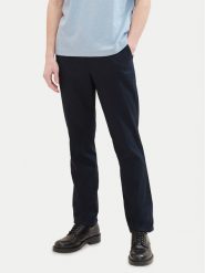 Tom Tailor Spodnie materiałowe 1041171 Granatowy Regular Fit. Niebieskie spodnie materiałowe męskie Tom Tailor, bez wzorów, z bawełny. Za 149.99 zł.
