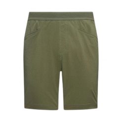 Szorty La Sportiva Helixir. Zielone szorty męskie La Sportiva, z materiału, bez kołnierzyka. Za 444.20 zł.