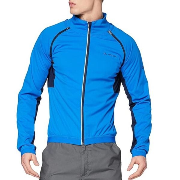 Kurtka trekkingowa męska Vaude Brocon Zo Softshell. Niebieskie kurtki męskie Vaude, m, bez wzorów, z poliesteru, bez kaptura. W wyprzedaży za 316.00 zł.