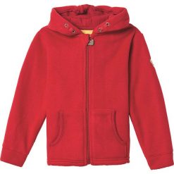 Bluza w kolorze czerwonym. Czerwone bluzy dziewczęce Steiff, z aplikacjami, bez ramiączek, bez kaptura. W wyprzedaży za 68.95 zł.