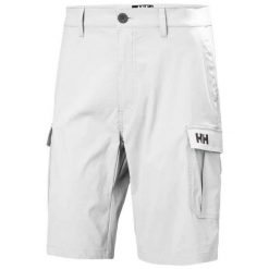 Spodenki cargo Helly Hansen 11" Quick-Dry. Szare szorty męskie Helly Hansen, na lato, bez wzorów, z elastanu. Za 350.50 zł.
