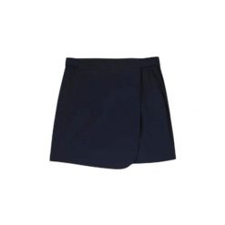 Damskie spódnico-spodenki TBS Darci. Niebieskie szorty damskie Tbs, bez wzorów, z materiału, eleganckie. Za 311.90 zł.