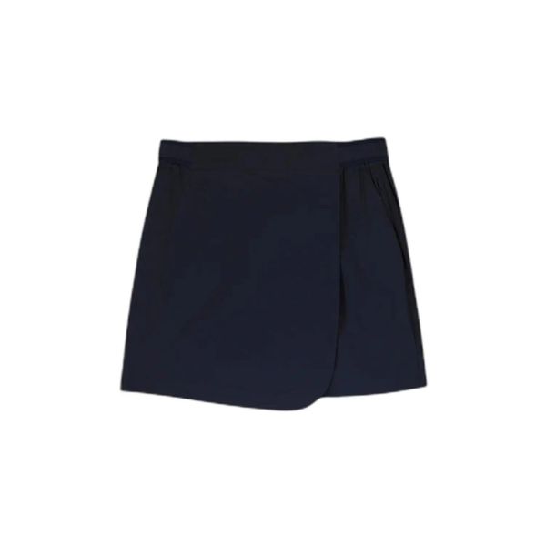 Damskie spódnico-spodenki TBS Darci. Niebieskie szorty damskie Tbs, bez wzorów, z materiału, eleganckie. Za 311.90 zł.
