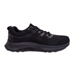 WR1 Klasyczne Męskie Sportowe Buty Sznurowane Czarne Jasper. Czarne buty sportowe na co dzień męskie bez zapięcia. Za 161.70 zł.