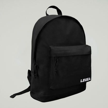 Plecak sportowy PALERMO czarny 31 x 40 x 12 cm. Czarne plecaki damskie Legea, bez wzorów, z materiału, sportowe. Za 50.90 zł.