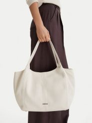 Lasocki Torebka CEO-LSK-X-001-09 Écru. Torebki klasyczne damskie Lasocki, bez wzorów, z materiału, bez dodatków. Za 199.99 zł.