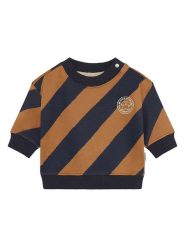 Noppies Bluza w kolorze granatowo-jasnobrązowym rozmiar: 86. Brązowe bluzy i bluzki niemowlęce Noppies, bez wzorów, bez ramiączek, bez kaptura. Za 69.99 zł.