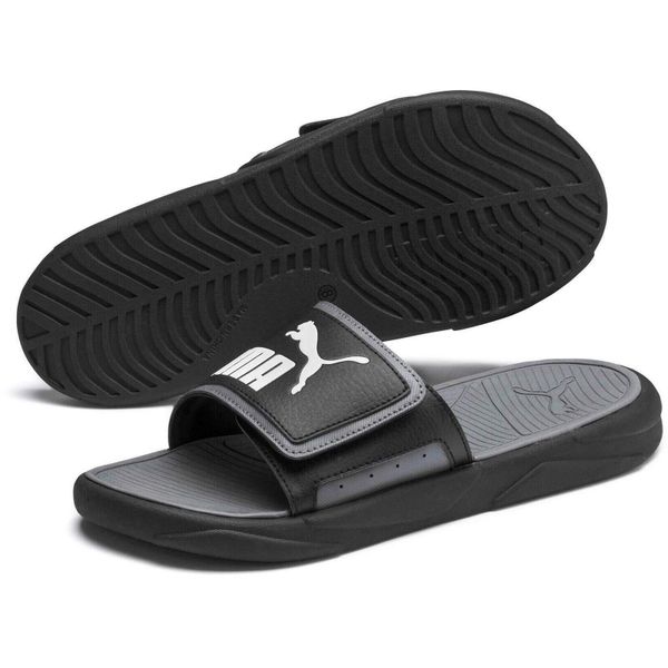 Klapki Puma Royalcat Comfort, Mężczyźni. Czarne klapki i japonki męskie Puma, z materiału. Za 167.50 zł.