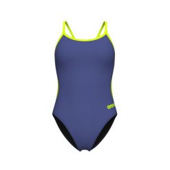 Damski kostium kąpielowy 1-częściowy Arena Lace Solid. Fioletowe stroje jednoczęściowe damskie Arena, bez wzorów. Za 224.00 zł.