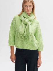 OPUS Szal w kolorze jasnozielonym rozmiar: onesize. Zielone szaliki i kominy damskie Opus, bez wzorów, z materiału. Za 100.28 zł.