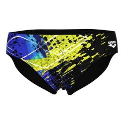Kąpielówki męskie slipy kąpielowe sportowe na basen Arena Funny Spot. Czarne kąpielówki męskie Arena, l, bez wzorów, z materiału, na fitness i siłownię. Za 81.98 zł.