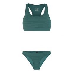 Damski 2-częściowy kostium kąpielowy Protest Eager. Zielone bikini damskie Protest, bez wzorów. Za 324.00 zł.