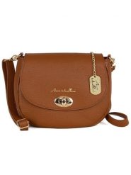 Anna Morellini Skórzana torebka "Iseppa" w kolorze jasnobrązowym - 24 x 21 x 9 cm rozmiar: onesize. Brązowe torebki klasyczne damskie Anna Morellini, bez wzorów, z materiału, bez dodatków. Za 260.99 zł.