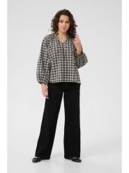 Kaffe Bluzka w kolorze szarym rozmiar: 44. Szare bluzki damskie Kaffe, bez wzorów, z bawełny, bez kołnierzyka, bez ramiączek. Za 144.24 zł.