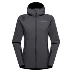 Damska kurtka z kapturem La Sportiva Aequilibrium Speed. Szare kurtki damskie La Sportiva, m, bez wzorów, z softshellu, z kapturem. Za 728.50 zł.