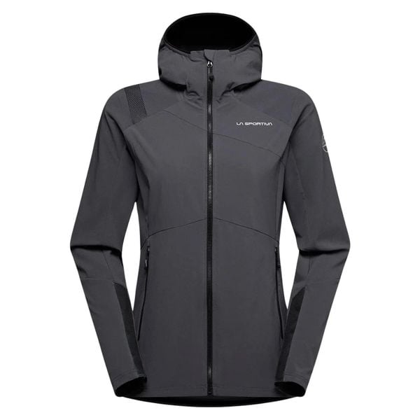 Damska kurtka z kapturem La Sportiva Aequilibrium Speed. Szare kurtki damskie La Sportiva, m, bez wzorów, z softshellu, z kapturem. Za 728.50 zł.