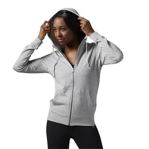 Bluza sportowa damska Reebok EL Full Zip. Szare bluzy sportowe damskie Reebok. Za 329.99 zł.