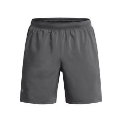 Szorty Under Armour Launch 7". Szare szorty sportowe męskie Under Armour, xs, z dzianiny, do biegania. Za 204.45 zł.