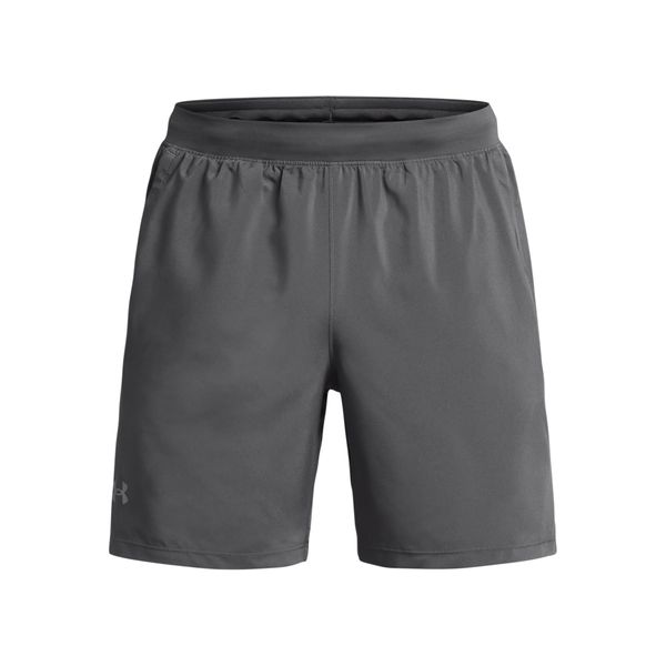 Szorty Under Armour Launch 7". Szare szorty sportowe męskie Under Armour, xs, z dzianiny, do biegania. Za 204.45 zł.