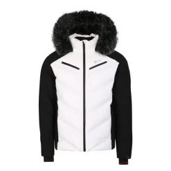 Kurtka narciarska Kilpi Skimmio. Białe kurtki narciarskie i snowboardowe damskie Kilpi, l, bez wzorów, z materiału, bez kaptura, narciarskie. Za 748.50 zł.