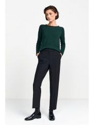 Rich & Royal Koszulka w kolorze ciemnozielonym rozmiar: M. Zielone bluzki damskie Rich & Royal, m, bez wzorów, z bawełny, bez kołnierzyka, bez ramiączek. Za 126.45 zł.