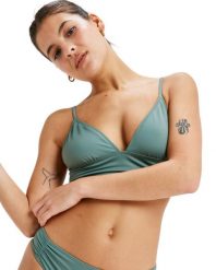 Stanik bikini dla Kobiety SD BEACH CLASSICS Zielony. Zielone bikini damskie Roxy, bez wzorów. Za 159.99 zł.