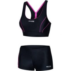 Dwuczęściowy strój pływacki damski Aqua Speed Fiona. Czarne bikini damskie Aqua-Speed, bez wzorów. Za 149.99 zł.